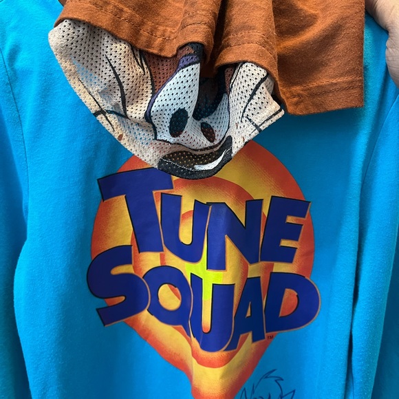 Space Jam Taz Hood Youth Shirt Size 10 Long Sleeve T-Shirt Throw Back 90’s - Picture 3 of 4